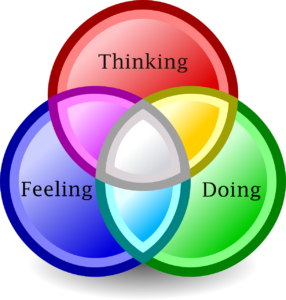 venn diagram thinking, feeling, doing